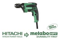 Metabo HPT Drill, Corded, 7-Amp, 3/8-Inch, Metal Keyless Chuck, Variable Speed w/ Dial, Rubber Over-Molded Handle, Forward / Reverse, Belt Hook, 5-Year Warranty (D10VH2)