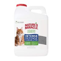 Nature's Miracle P-98133 Intense Defense Clumping Litter, 20 Pounds, Jug, Super Absorbent Fast-Clumping Formula, Dust Free
