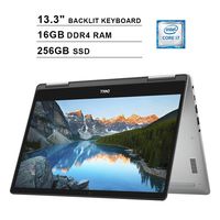 2019 Newest Dell Inspiron 13 7373 2-in-1 13.3 Inch Touchscreen FHD 1080p Laptop (Intel 4-Core i7-8550U up to 4.0 GHz, 16GB DDR4 RAM, 256GB SSD, Intel HD 620, Backlit KB, Windows 10) (Renewed)