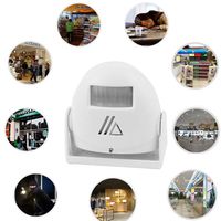 iPstyle IR Motion Sensor Alarm Doorbell Greeting Store Doorbells Wireless Alarm 10m Warning with Music, Voice for Market, Closer to Lives of Consumers, Shops, Factories, Home Various Occasions