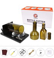 Bottle Cutter, Genround Upgrade 2.1 Glass Bottle Cutter Machine for Round, Square and Oval Bottle Cutting | Cut Bottle from Neck to Bottom | Glass Cutter Bottle Cutting Tool for DIY Projects