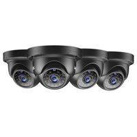 SANNCE AHD 1080P Security Dome Camera with 3.6MM Lens and Wide Angle,Super Night Vision, IP66 Weatherproof(Pack of 4)