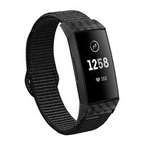 VEAQEE Nylon Bands Compatible with Charge 3 & 3 SE Women Man Soft Nylon Band Breathable Quick Release Sport Replacement Accessories Wristband, 5.3''- 8.7''