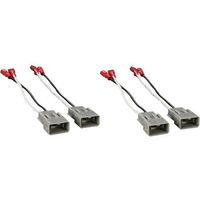 2 Pair Speaker Connector Harnesses for Honda Acura Vehicles US Seller