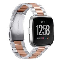 Exquisite Wristwatch Hot Sale Fashion Replacement Stainless Steel Strap Band for Fitbit Versa Smart Watch