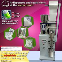 TX automatic Powder Filling Machine Weighing Filling Machine Powder Filling sealing machine for Tea Grain Seeds with sealing function (110V/60HZ, 200g)