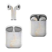 Skin Decals for Apple AirPods - Dune Marble - Sticker Wrap Fits 1st and 2nd Generation