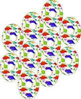 Freestyle Libre Precut Dinosaur Design Adhesive Patches - 10 Pack