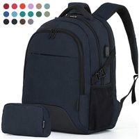 Keytang Laptop Backpack, Water Resistant School Backpack With USB Charging Port