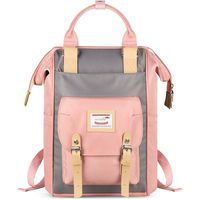 Women Wide Open Vintage Travel School Backpack Bookbag Girls Daypack(Pink)