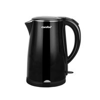 COMFEE' 1.7L Double Wall & Low Noise Electric Kettle with 100% Stainless Steel Inner Pot and Lid. Cool Touch & BPA Free. 1500W Fast Boil. Cordless with Auto Shut-Off & Boil Dry Protection. Black