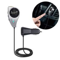 Gakaki Car Bluetooth FM Transmitter Wireless In-Car FM Adapter Car Kit with USB Car Charger for iPhone, Samsung Android Smartphone