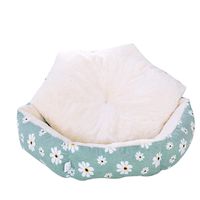 Living Room Couch Pet Bed for Cats or Small Dogs Comfortable Self Warming Pet Bed Cushion Machine Washable Waterproof Bottom Green