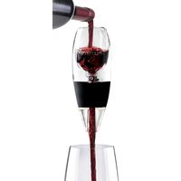 Vinturi V1010 Essential Red Wine Aerator Pourer and Decanter Includes Base Enhanced Flavors with Smoother Finish, Black