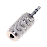1pc 2.5mm Male M to 3.5mm 1/8"female F Stereo Microphone Audio Adapter Connector Av