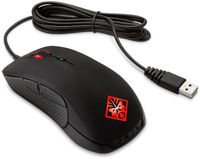 OMEN by HP Wired USB Gaming Mouse with SteelSeries (Black/Red)