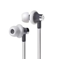 Aircom A3 Active Stereo Earphone - Anti-Radiation Wired Sports Earbuds with Airflow Audio Technology - Handsfree Headphones with Built-in Microphone (White)