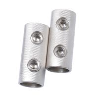 MonkeyJack 2pcs 1/0 AWG Universal Audio Speaker Wire Butt Connector Screw Type Brass