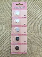 WAT 5 pcs CR1216 Card 3v Lithium Battery Compatible with 1216 CR1216 DL1216 BR1216 KL1216 L1216 ECR1216 KCR1216 with WAT LLC Coupon