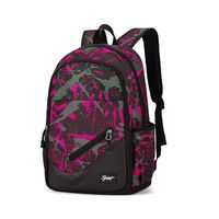 Middle School Backpack for Girls - Durable Multiple Pockets Daypack Backpack with Laptop Compartment for Boys Girls Women Men - Rosered Black 30L