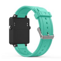 Band for Garmin Vivoactive, Soft Silicone Wristband Replacement Watch Band for Garmin Vivoactive Sports GPS Smart Watch (Teal)
