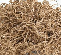 4oz. TAN Kraft Brown Fine Gift Basket Shred Shredded Paper Filler Bedding Grass nfLG -411