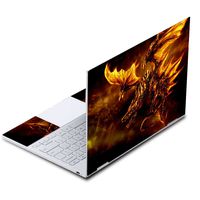 MightySkins Skin Compatible with Google Pixelbook - Golden Dragon | Protective, Durable, and Unique Vinyl Decal wrap Cover | Easy to Apply, Remove, and Change Styles | Made in The USA