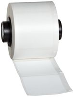Brady PTL-32-489 TLS 2200 and TLS PC Link 1.5" Width x 1.5" Height, B-489 Ultra Aggressive Polyester, Matte Finish White BradyBondz Label (250 per Roll)