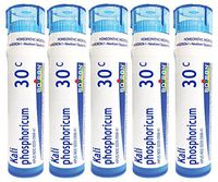 Boiron Homeopathic Medicine Kali Phosphoricum, 30C Pellets, 80-Count Tubes (Pack of 5)