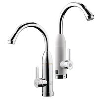 ACDOS 220V Tankless Electric Heating Tap Instant Electric Water Heater Faucet Tap with LED Digital Display ACDOS (Color : Color Silver)