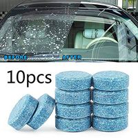 10pcs Car Windshield Clean Washer Tablets Side Rear Window Cleaning Solid Wiper Cleaning Tool