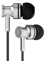Jayfi JA40 Hammer-Type in-Ear Headphones,Hybrid Metal Stereo Bass Earphones with Memory Foam,Composite Double Diaphragm Dynamic Driver Ear Buds with Microphone