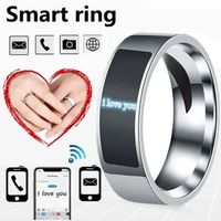 NFC Smart Finger Digital Ring Wear Connect Android Phone Equipment Rings Fashion (Transparent,12)