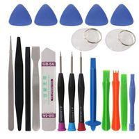 Mingchuan 20in1 Mobile Phone Repair Tools Kit Tweezers Spudger Pry Screen Opening Screwdriver Hand Tools Set for iPhone X 8 7 for Samsung