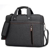 angel3292 Waterproof Shockproof Laptop Notebook Handbag Tablet Bag Messenger Bag size 15 Inch (Black)