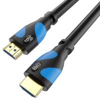 HDMI Cable 30 Feet Postta 4K HDMI2.0 Cable Support 4K(2160P),3D,1080P,Ethernet,Audio Return(ARC)-(Black-Pale Blue)