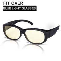 SIPHEW Fitover Blue Light Glasses Filter Eyestrain and Headache-Blue Light Blocking Glasses for Men/Women