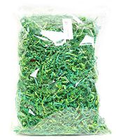 Gift Expressions Easter Basket Filler, 10 Oz Bag, Green Easter Grass, 100% Recyclable Crinkle Cut Paper Shred Filler for Gift Wrapping, Gfit Bags, Easter Candy & Easter Toys