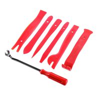 Audew Auto Trim Removal Tool Set 7 pcs - Strong Nylon Panel Trim Removal Kit Fastener Remover Tool Kit for Dash Door Panel Molding Pry Tool Kit