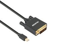 Mini DisplayPort to DVI 6 Feet Cable, Benfei Mini Dp Display Port to DVI Cable Male to Male Gold-Plated Cord Compatible for MacBook, iMac(LG51) Surface Pro Dock (Renewed)