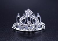 Exquisite Rhinestones Crystal Photo Prop Newborn Baby/Flower Girl Tiara Crown
