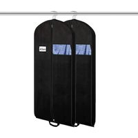 Univivi Suit Bag for Travel 54-inch Breathable Garment Bags Gusseted,with Clear Window and ID Card Holder for Men Suite,Dresses, Coats, Pack of 2 ...