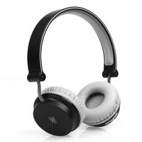 Lightweight Headphones-On-Ear Foldable Headsets with 6.3mm Stereo Adapter and Audio Splitter for AMP, Guitar, Piano, School (Adult/Teens)