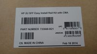 HP 733668-B21 - 2U SFF esay install rail kit w/ CMA (Renewed)