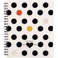Emily + Meritt 2019-2020 Academic Year Weekly & Monthly Planner, Large, 8-1/2" x 11", The Pop Color Polka Dot Planner (EM201-905A)