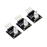 HUABAN 3 Pack KY-016 Three Colors RGB LED Sensor Module for Arduino DIY Starter Kit