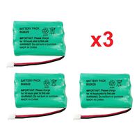 3 Fenzer Rechargeable Cordless Phone Batteries for Sanik 3SN-AAA60H-S-J1 Cordless Telephone Battery Replacement Packs