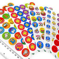 Ivy Stationery – 23.5mm Assorted Motivational Merit Award Face Stickers – Pack of 420 – 233001