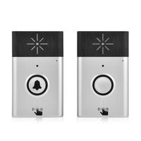 Richer-R Door Bell, Voice Intercom 2.4GHz Mini Portable Dual Way WiFi Wireless Doorbell Interphone System with Built-in High Sensitivity Microphone Speaker