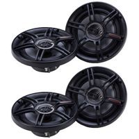 Crunch 300 Watts 6.5-Inch 3-Way 4 Ohms CS Speakers, Black (2 Pack) | CS-653